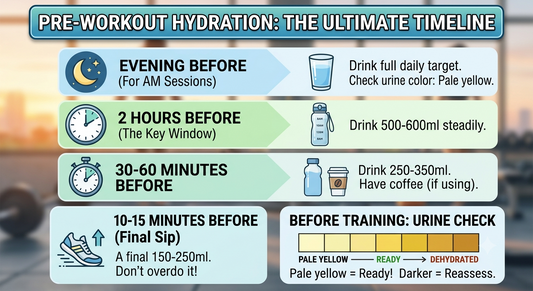 Pre-Workout Hydration: What to Drink, When, and How Much