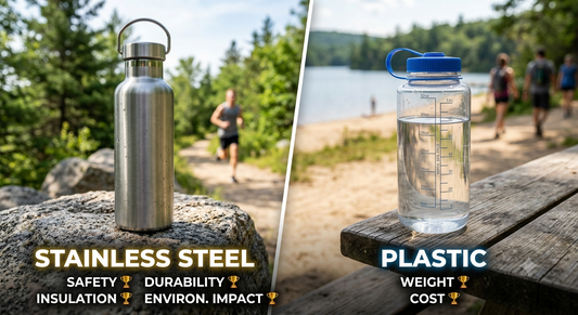 Stainless Steel vs Plastic Water Bottles: Which Is Actually Better?