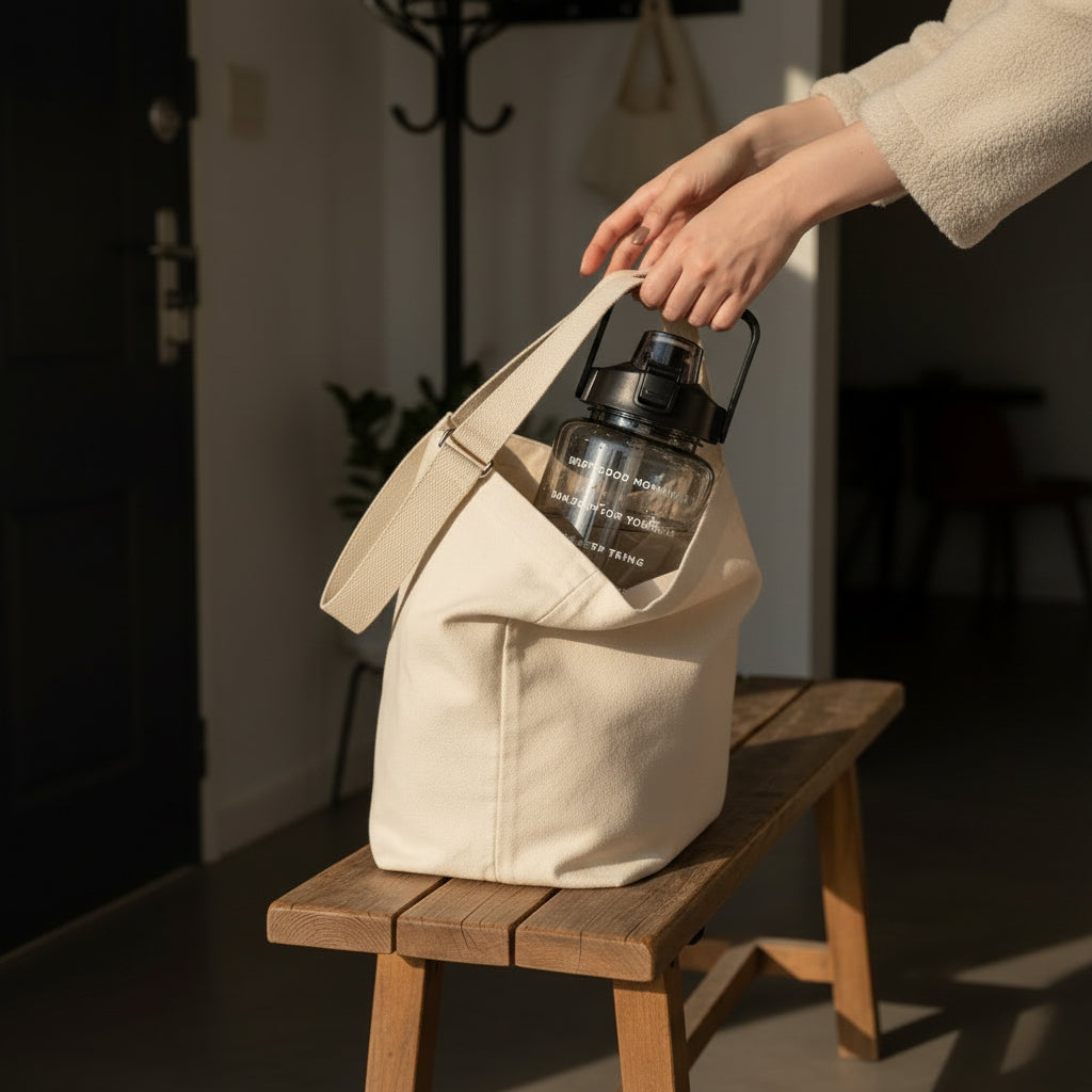 Nudge 2L challenge jug side view with time-of-day hydration marks